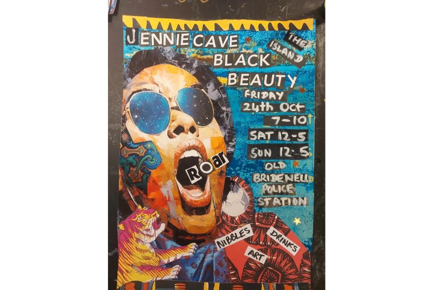 Jennie Cave Black Beauty exhibition poster